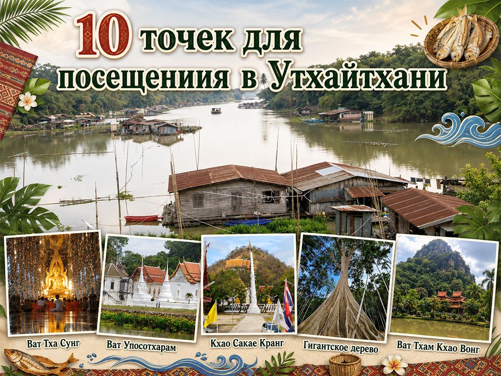 10 точек для посещения в Утхайтхани