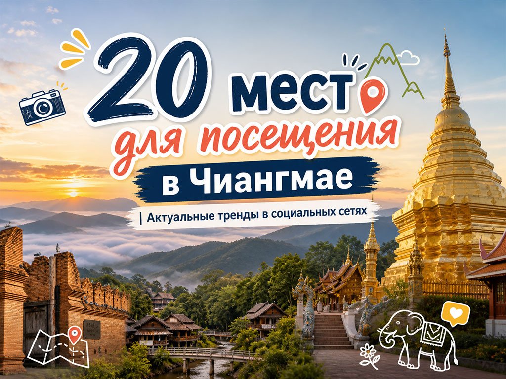 20 мест для посещения в Чиангмае